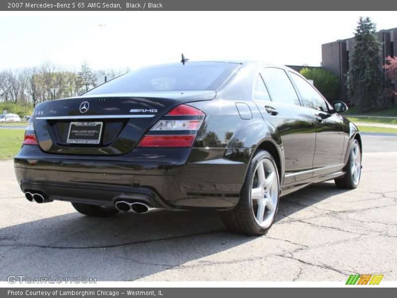 Black / Black 2007 Mercedes-Benz S 65 AMG Sedan