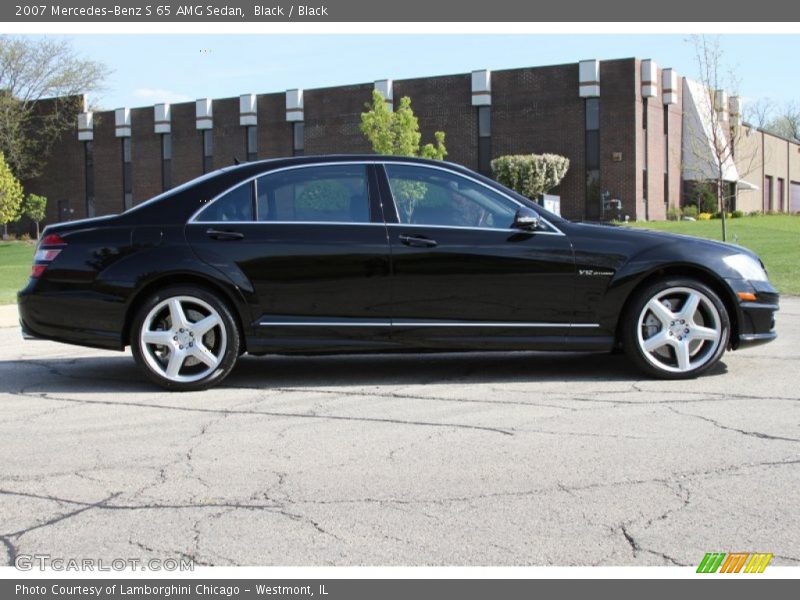 Black / Black 2007 Mercedes-Benz S 65 AMG Sedan