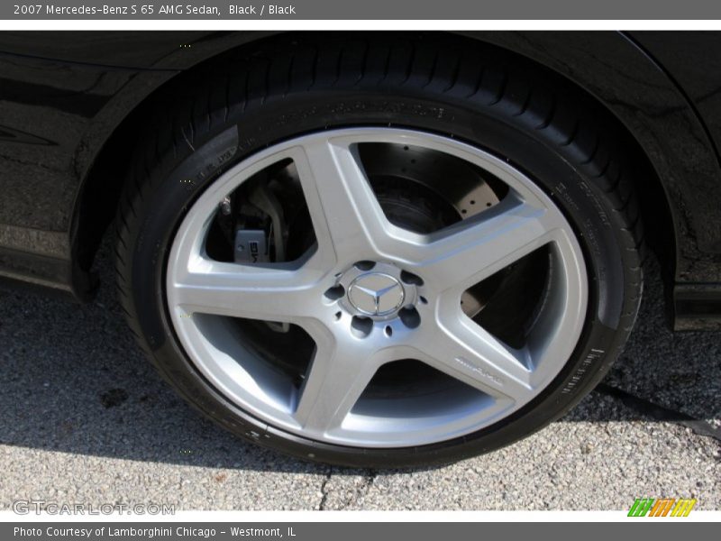 Black / Black 2007 Mercedes-Benz S 65 AMG Sedan