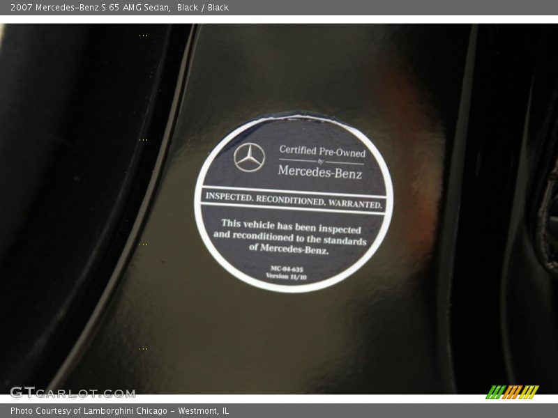 Black / Black 2007 Mercedes-Benz S 65 AMG Sedan