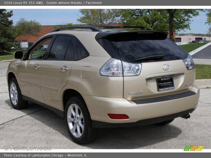 Golden Almond Metallic / Parchment 2009 Lexus RX 350 AWD