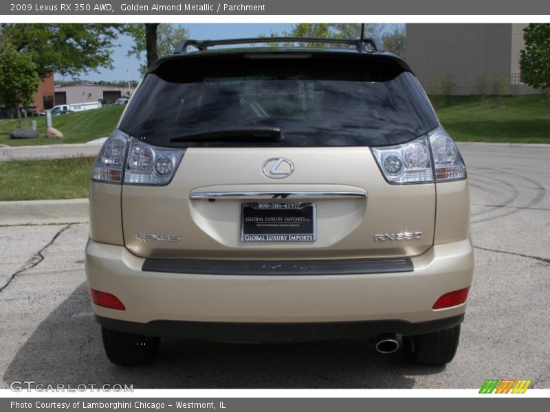 Golden Almond Metallic / Parchment 2009 Lexus RX 350 AWD