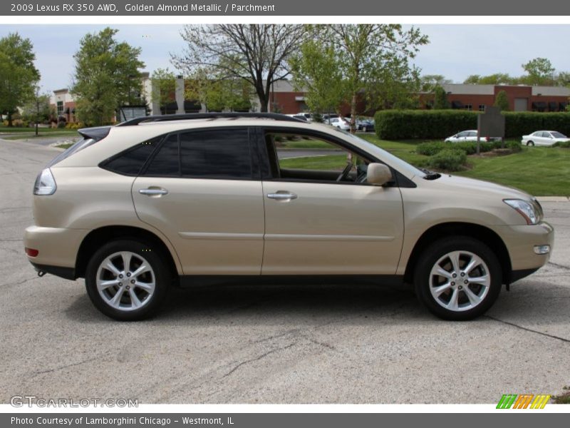 Golden Almond Metallic / Parchment 2009 Lexus RX 350 AWD