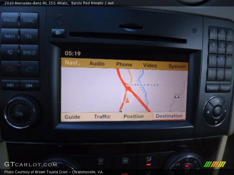 Barolo Red Metallic / Ash 2010 Mercedes-Benz ML 350 4Matic