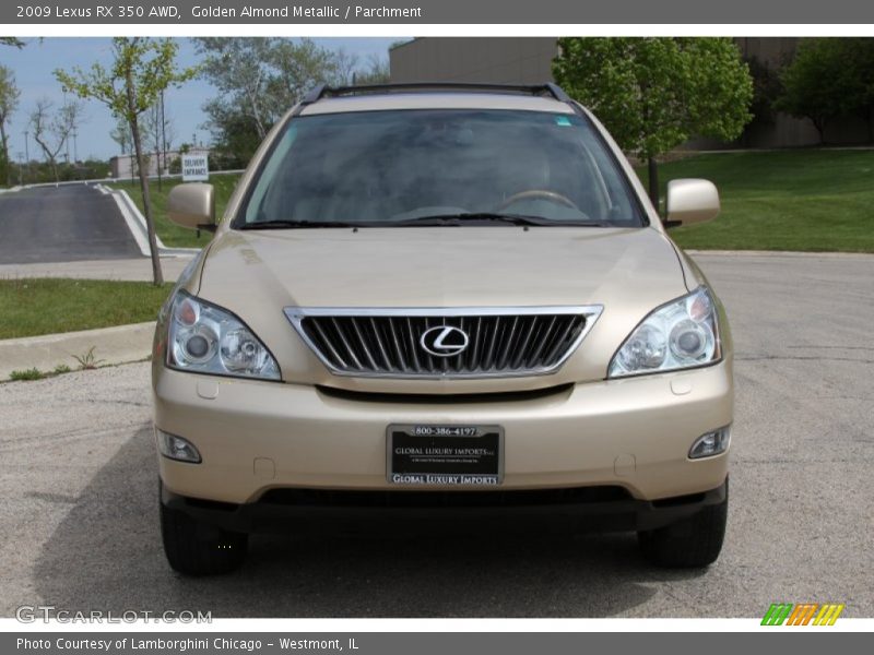 Golden Almond Metallic / Parchment 2009 Lexus RX 350 AWD