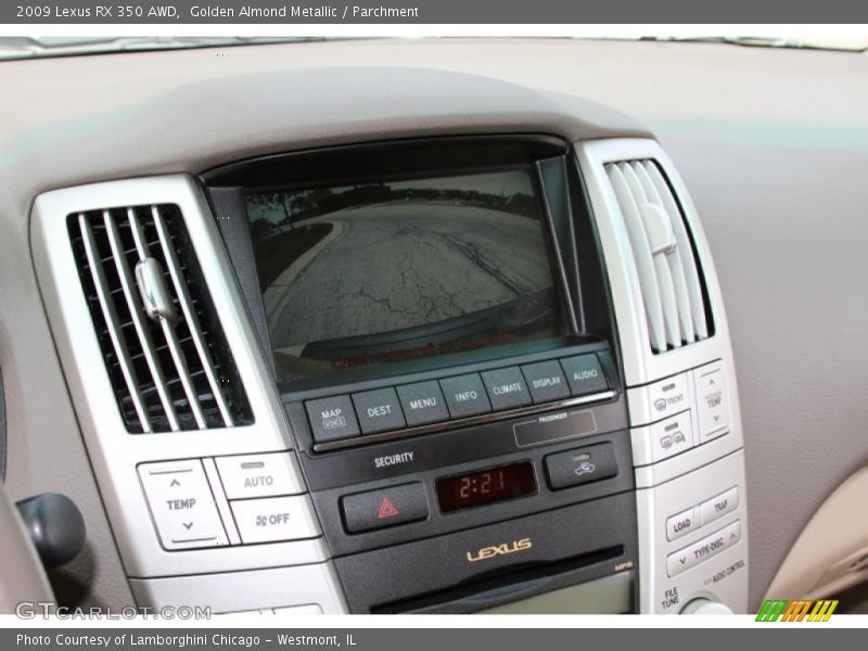 Golden Almond Metallic / Parchment 2009 Lexus RX 350 AWD