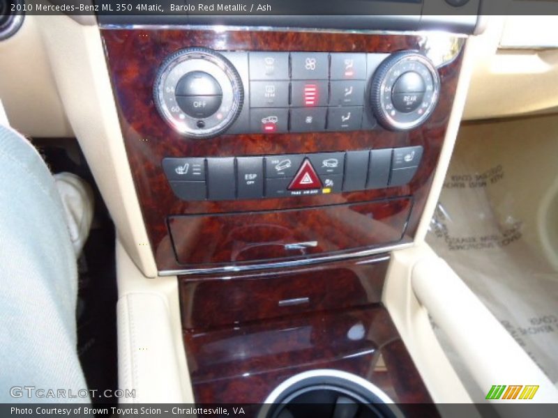 Barolo Red Metallic / Ash 2010 Mercedes-Benz ML 350 4Matic