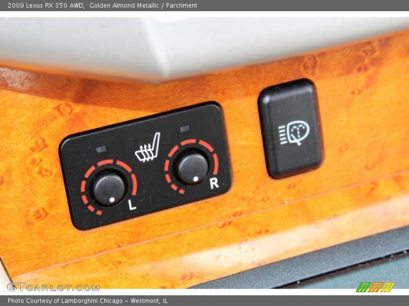 Golden Almond Metallic / Parchment 2009 Lexus RX 350 AWD