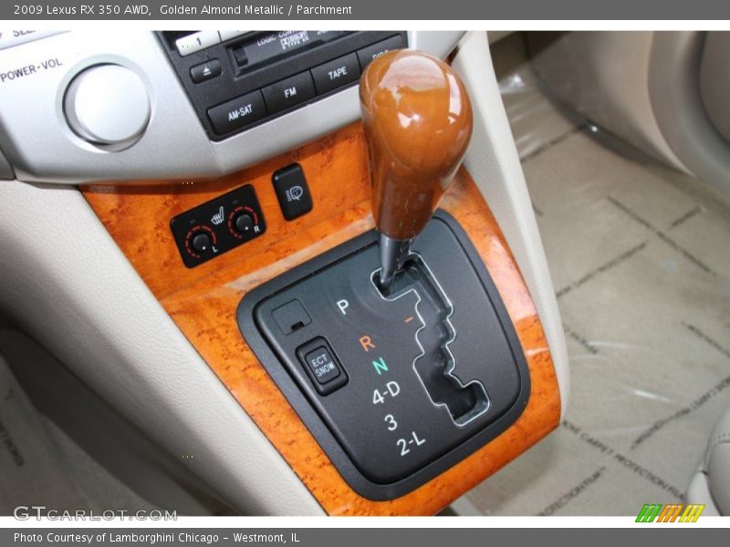 Golden Almond Metallic / Parchment 2009 Lexus RX 350 AWD