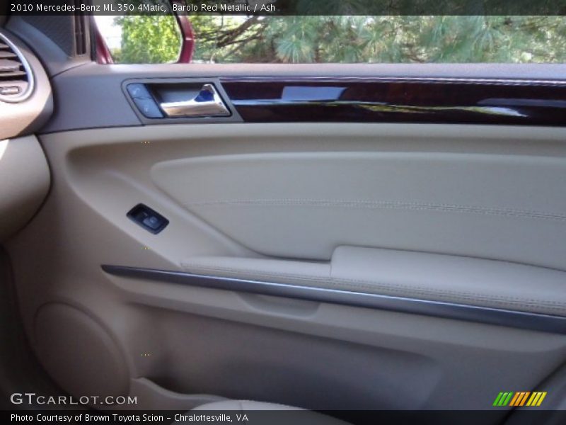 Barolo Red Metallic / Ash 2010 Mercedes-Benz ML 350 4Matic