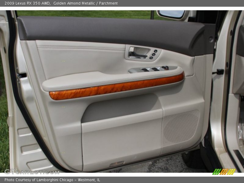 Golden Almond Metallic / Parchment 2009 Lexus RX 350 AWD
