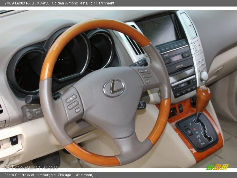 Golden Almond Metallic / Parchment 2009 Lexus RX 350 AWD