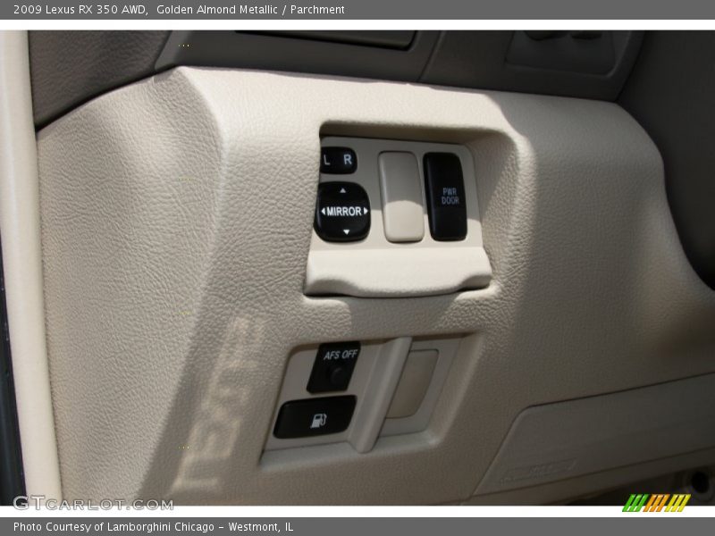 Golden Almond Metallic / Parchment 2009 Lexus RX 350 AWD