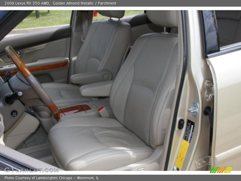 Golden Almond Metallic / Parchment 2009 Lexus RX 350 AWD
