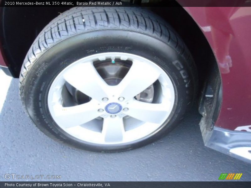 Barolo Red Metallic / Ash 2010 Mercedes-Benz ML 350 4Matic