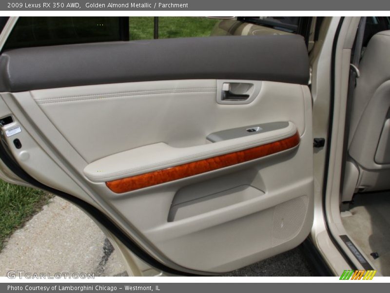 Golden Almond Metallic / Parchment 2009 Lexus RX 350 AWD