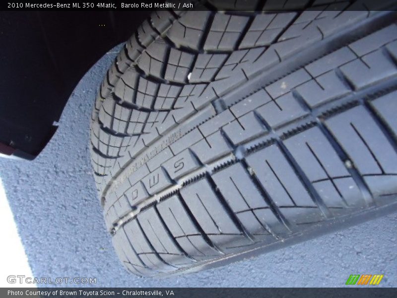 Barolo Red Metallic / Ash 2010 Mercedes-Benz ML 350 4Matic