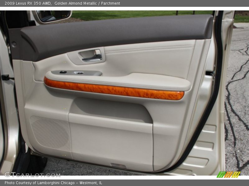 Golden Almond Metallic / Parchment 2009 Lexus RX 350 AWD