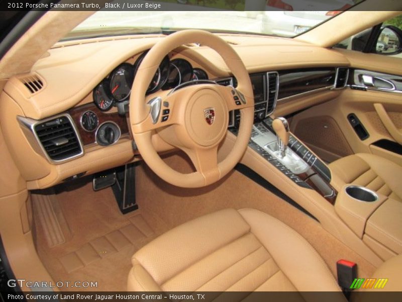  2012 Panamera Turbo Luxor Beige Interior