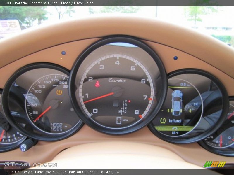  2012 Panamera Turbo Turbo Gauges