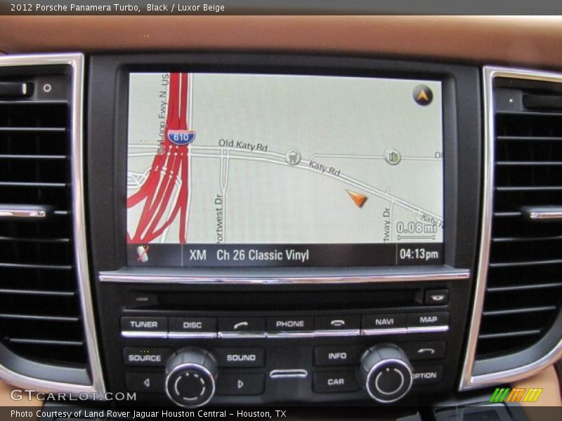 Navigation of 2012 Panamera Turbo