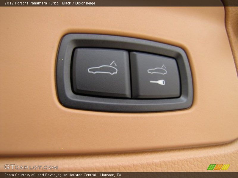Black / Luxor Beige 2012 Porsche Panamera Turbo