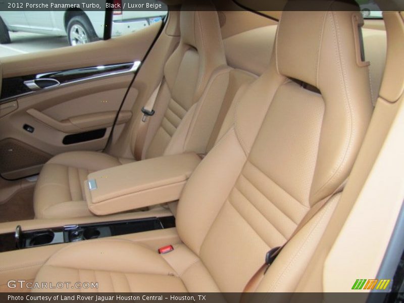 Black / Luxor Beige 2012 Porsche Panamera Turbo