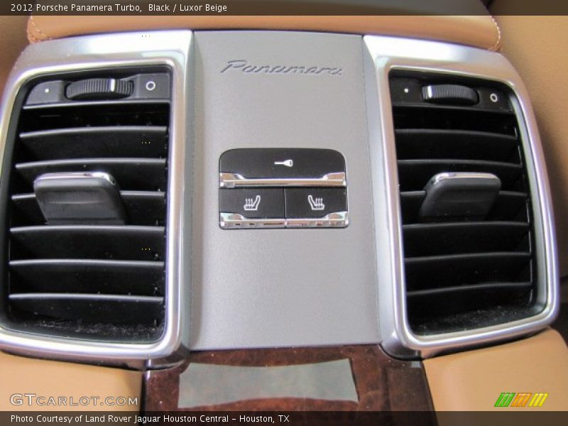 Black / Luxor Beige 2012 Porsche Panamera Turbo