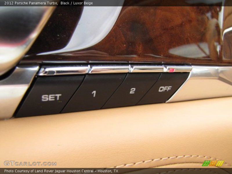 Black / Luxor Beige 2012 Porsche Panamera Turbo
