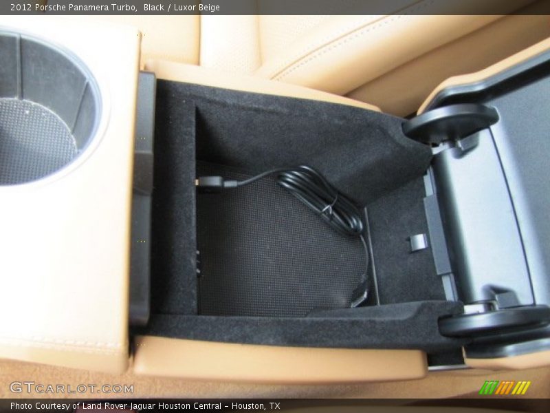 Black / Luxor Beige 2012 Porsche Panamera Turbo