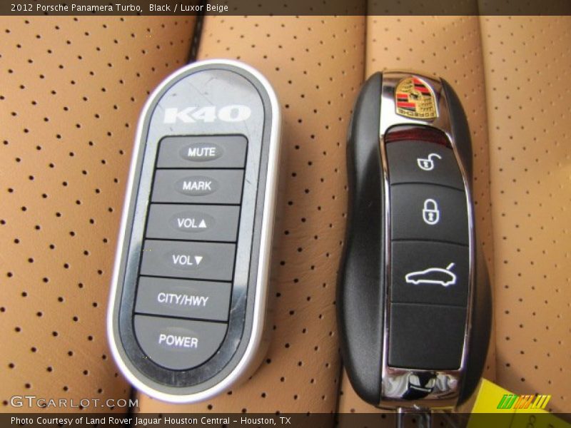 Keys of 2012 Panamera Turbo