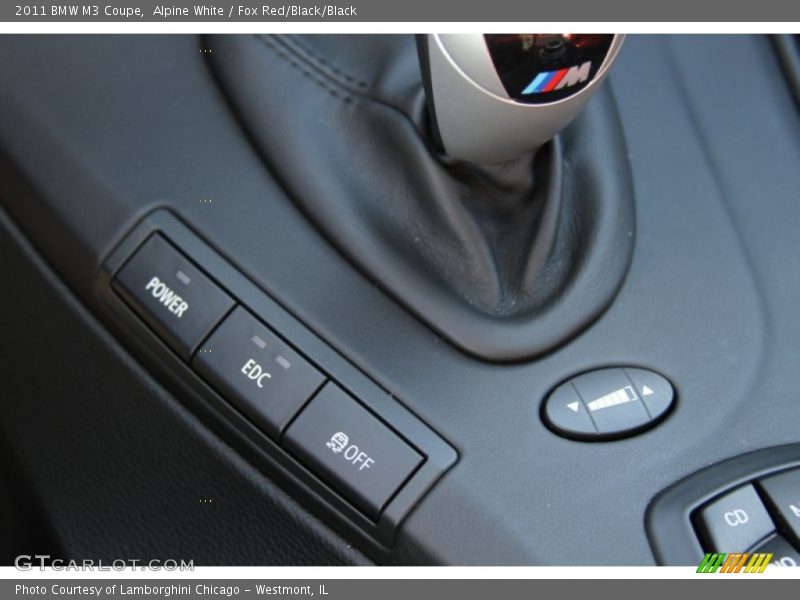 Alpine White / Fox Red/Black/Black 2011 BMW M3 Coupe