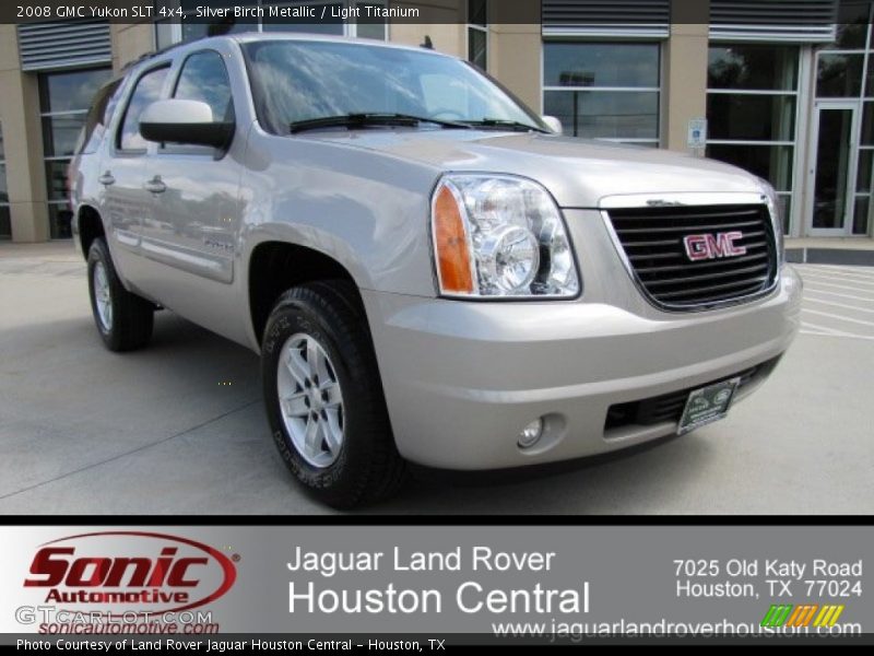 Silver Birch Metallic / Light Titanium 2008 GMC Yukon SLT 4x4