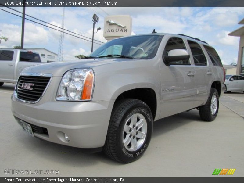 Silver Birch Metallic / Light Titanium 2008 GMC Yukon SLT 4x4