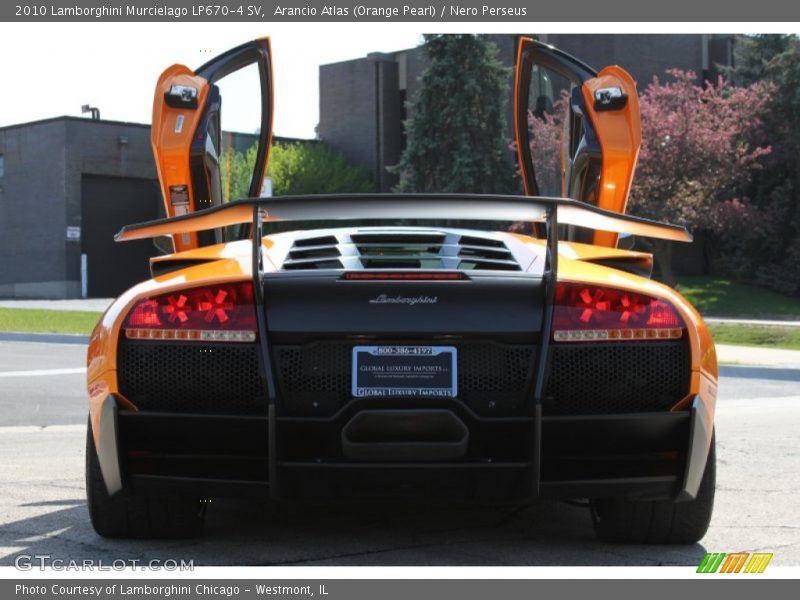Arancio Atlas (Orange Pearl) / Nero Perseus 2010 Lamborghini Murcielago LP670-4 SV