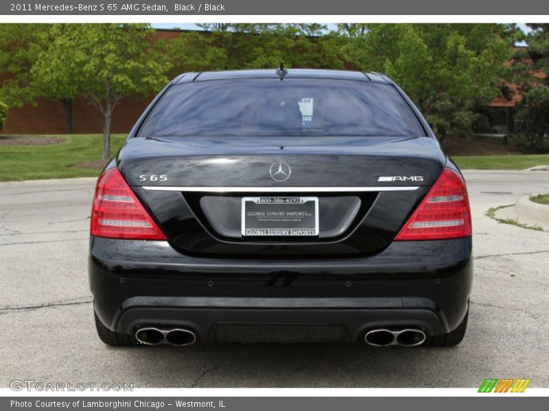 Black / Black 2011 Mercedes-Benz S 65 AMG Sedan