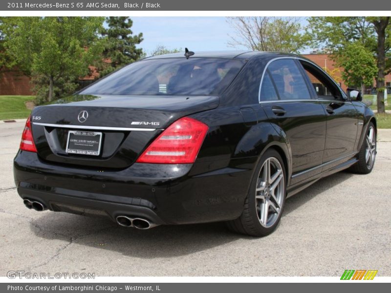 Black / Black 2011 Mercedes-Benz S 65 AMG Sedan