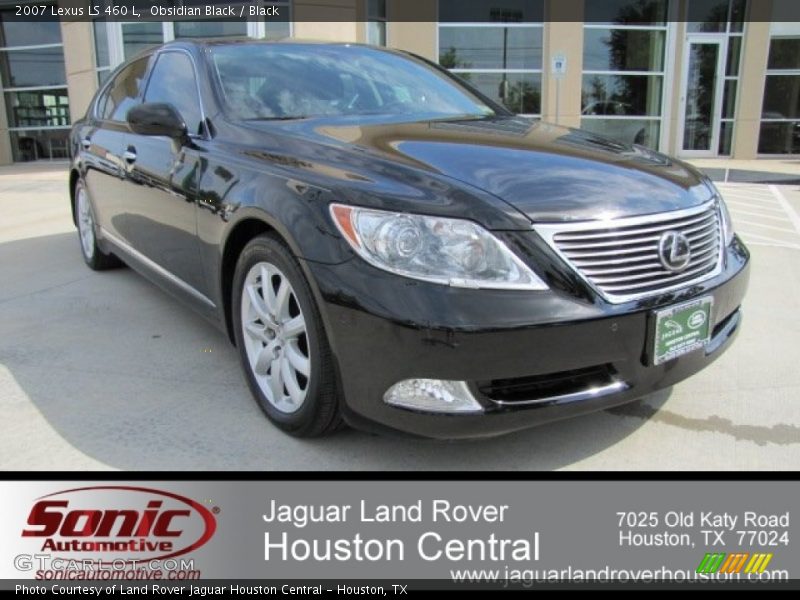 Obsidian Black / Black 2007 Lexus LS 460 L