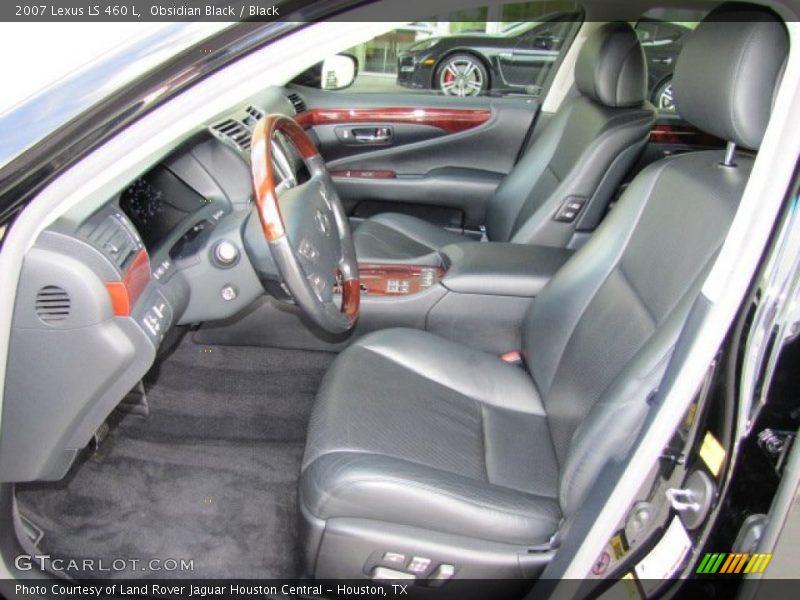 Obsidian Black / Black 2007 Lexus LS 460 L