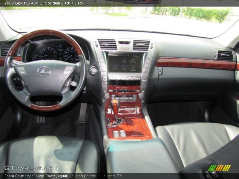 Obsidian Black / Black 2007 Lexus LS 460 L
