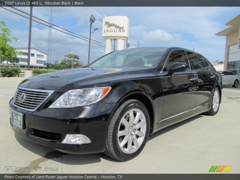 Obsidian Black / Black 2007 Lexus LS 460 L