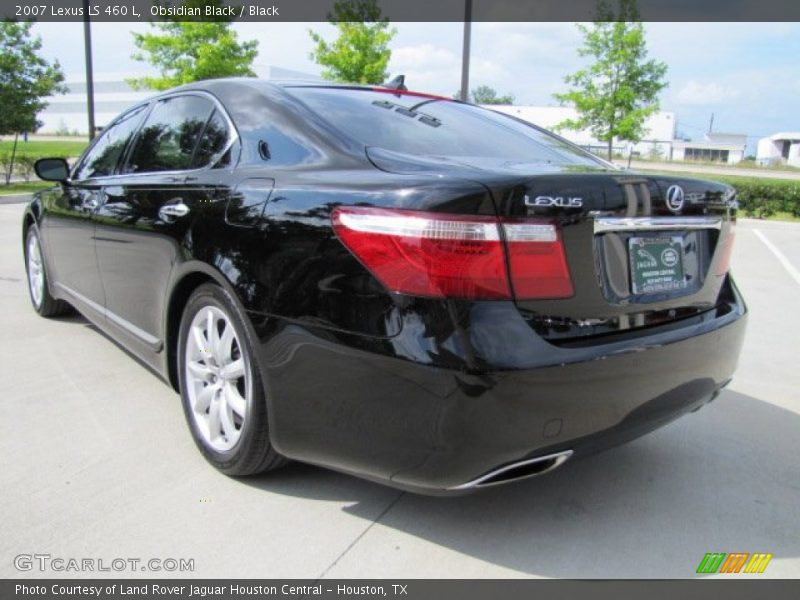 Obsidian Black / Black 2007 Lexus LS 460 L