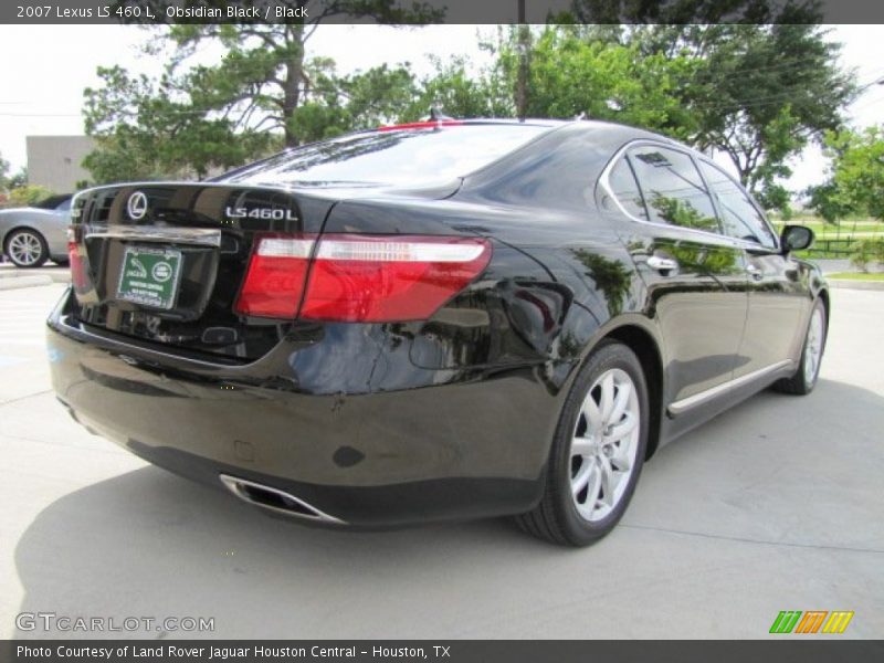 Obsidian Black / Black 2007 Lexus LS 460 L