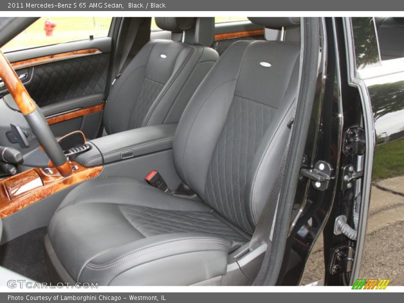 Front Seat of 2011 S 65 AMG Sedan