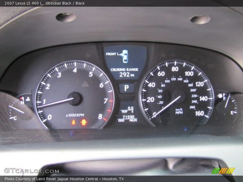 Obsidian Black / Black 2007 Lexus LS 460 L