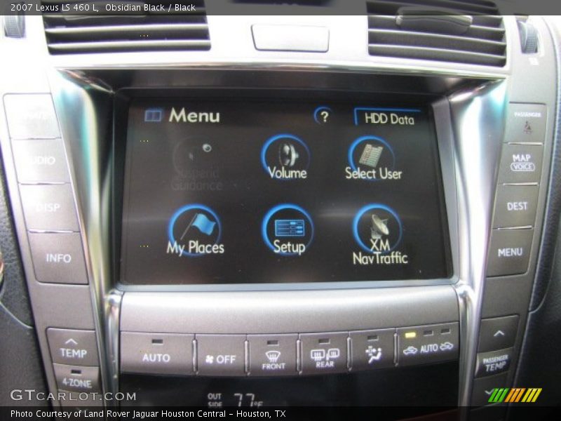 Obsidian Black / Black 2007 Lexus LS 460 L