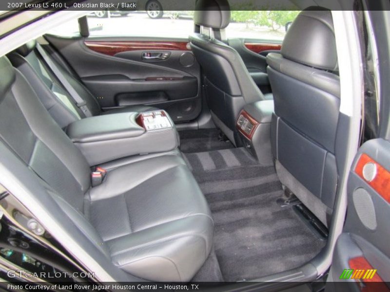 Obsidian Black / Black 2007 Lexus LS 460 L