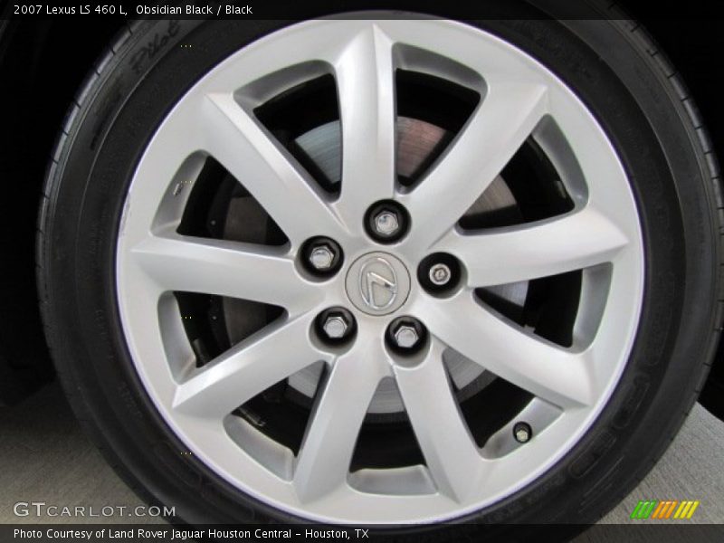 Obsidian Black / Black 2007 Lexus LS 460 L