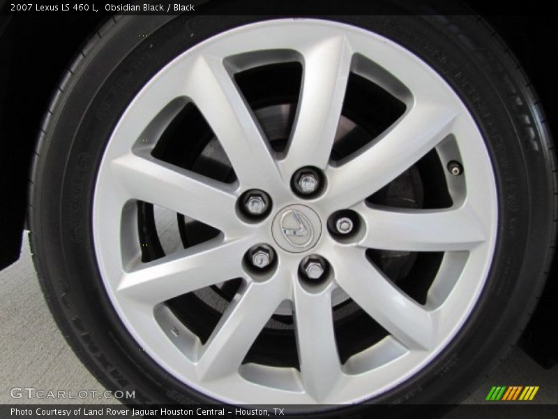 Obsidian Black / Black 2007 Lexus LS 460 L