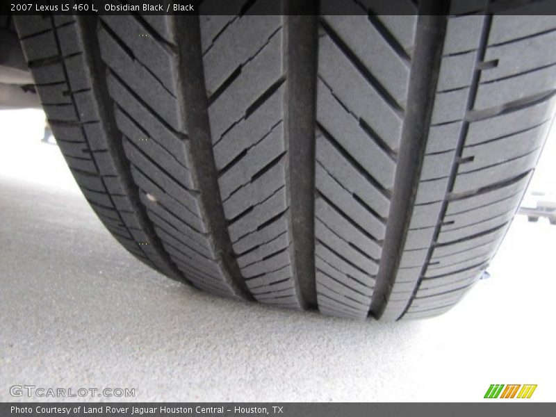 Obsidian Black / Black 2007 Lexus LS 460 L